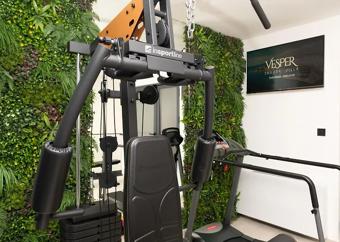 别墅 Luxury Vesper- Private Pool, Hot Tub, Rooftop Terrace, Gym 沃迪切